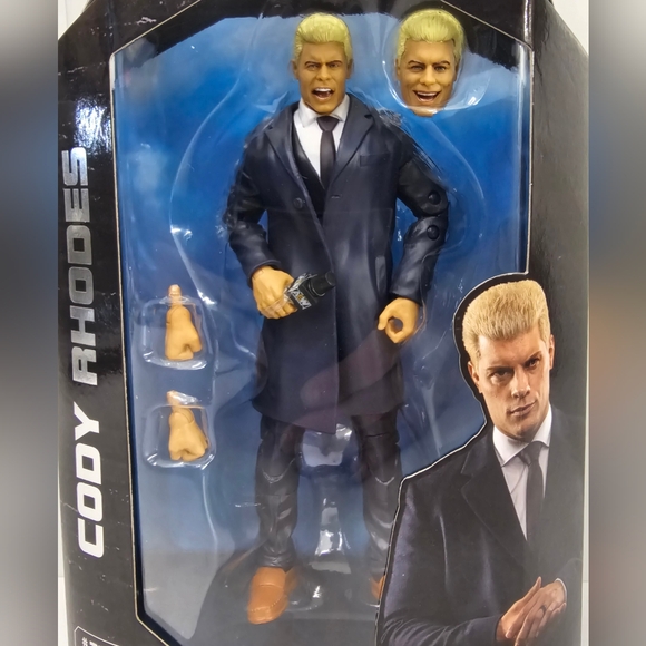 Cody Rhodes 7" Figure, AEW Unmatched Series 4, #27 in Suit w/Accessories - Picture 2 of 7
